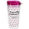 Promotional and Custom Reef 16 oz Tritan Tumbler with Translucent Lid - Fuschia