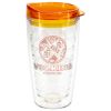 Promotional and Custom Reef 16 oz Tritan Tumbler with Translucent Lid - Orange