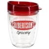 Promotional and Custom Riverside 12 oz Tritan Tumbler with Translucent Lid - Red