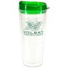 Promotional and Custom Seabreeze 22 oz Tritan Tumbler with Translucent Lid - Green