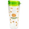 Promotional and Custom Seabreeze 22 oz Tritan Tumbler with Translucent Lid - Lime Green