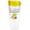 Promotional and Custom Seabreeze 22 oz Tritan Tumbler with Translucent Lid - Yellow