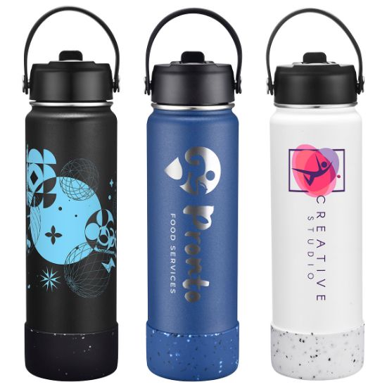Promotional and Custom Volare 27 oz Vacuum Insulated Bottle with Flip Top Spout
