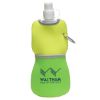 Promotional and Custom Flex Water Bottle with Neoprene Insulator - Lime Green