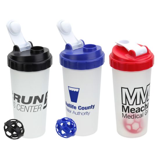 Promotional and Custom Flip-Top 20 oz Plastic Shaker Tumbler