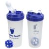 Promotional and Custom Flip-Top 20 oz Plastic Shaker Tumbler - Blue
