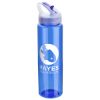 Promotional and Custom Velo 32 oz PET Bottle with Flip-Up Lid - Blue