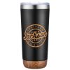 Promotional and Custom Cerano 22 oz Vacuum Insulated Tumbler with Cork Base - Black