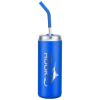 Promotional and Custom Sirena 20 oz Vacuum Insulated Tumbler with Straw - Blue