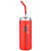 Promotional and Custom Sirena 20 oz Vacuum Insulated Tumbler with Straw - Red