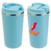 Promotional and Custom SENSO Ergo-Grip 16 oz Vacuum Insulated Stainless Steel Tumbler - Aqua