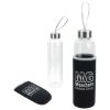 Promotional and Custom Laguna 18 oz Glass Bottle - Black