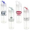 Promotional and Custom Arena 25 oz PET Eco-Polyclear Infuser Bottle with Flip-Up Lid