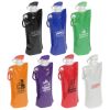 Promotional and Custom Flip Top 27 oz Foldable Water Bottle with Carabiner