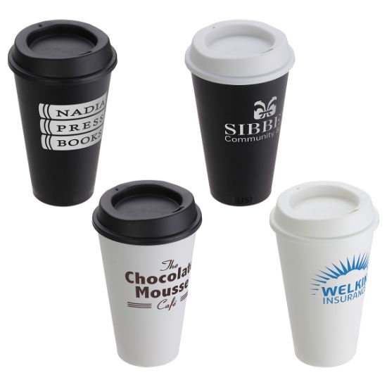 Promotional and Custom Café 17 oz Sustainable To-Go Cup