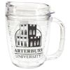 Promotional and Custom Lakeshore 12 oz Tritan Mug with Translucent Handle + Lid - Clear