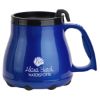 Promotional and Custom Palisade 16 oz Desk Mug - Thunderbolt Blue