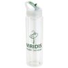 Promotional and Custom Paddock 32 oz PET Infuser Bottle with Flip-Up Lid - Green