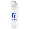 Promotional and Custom Paddock 32 oz PET Infuser Bottle with Flip-Up Lid - Blue