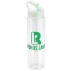 Promotional and Custom Trekker 32 oz PET Chiller Bottle with Flip-Up Lid - Light Green