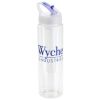 Promotional and Custom Trekker 32 oz PET Chiller Bottle with Flip-Up Lid - Blue