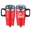 Promotional and Custom San Siro 24 oz Double-wall Travel Mug - Red