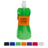 Promotional and Custom Comfort Grip 16 oz Water Bottle with Neoprene Waist Sleeve - Green