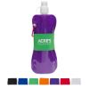 Promotional and Custom Comfort Grip 16 oz Water Bottle with Neoprene Waist Sleeve - Purple