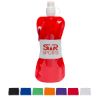 Promotional and Custom Comfort Grip 16 oz Water Bottle with Neoprene Waist Sleeve - Red