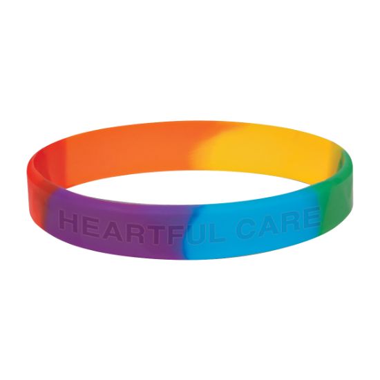 Single Color Silicone Bracelet - Rainbow