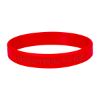Single Color Silicone Bracelet  - Red