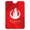 Rfid Data Blocking Phone Card Sleeve - Red