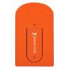 Silicone Vent Phone Wallet with Stand - Orange