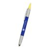 3-in-1 Pen With Highlighter and Stylus - Blue
