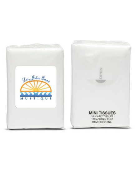 Customized Products. Mini Tissue Packet