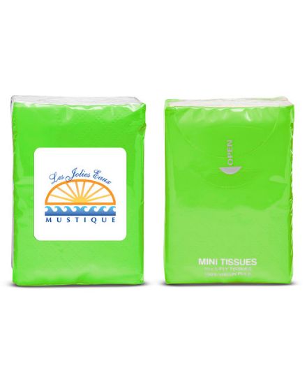 Customized Products. Mini Tissue Packet