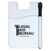 Silicone Phone Wallet with Pen/Stylus
