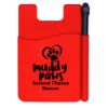 Silicone Phone Wallet with Pen/Stylus