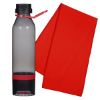 22 Oz. Energy Sports Bottle With Phone Holder And Cooling Towel