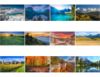 Landscapes of North America Spiral Bound Wall Calendar