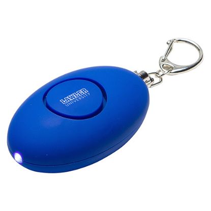 Soft-Touch LED Light & Alarm Key Chain