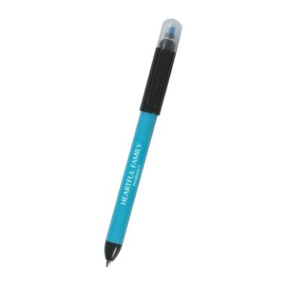 Twin-Write Pen With Highlighter