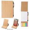 Bamboo Desk Jotter With Phone Stand