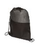 Tonal Heathered Non-Woven Drawstring Backpack