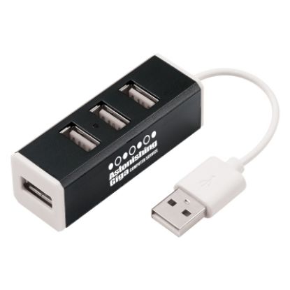 4-Port Aluminum USB Hub