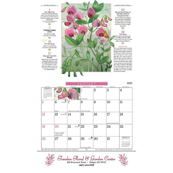 The Old Farmer\'s Economical Almanac Gardening Wall Calendar - Spiral 