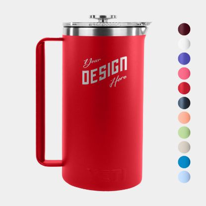 64 Oz YETI® Stainless Steel Insulated French Press w/ Twist Lock Lid